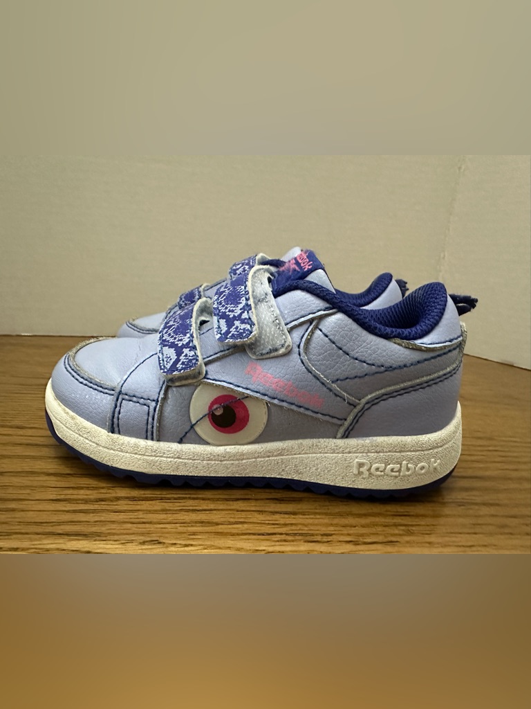 Reebok Kids Lavender And Purple Velcro Sneakers
